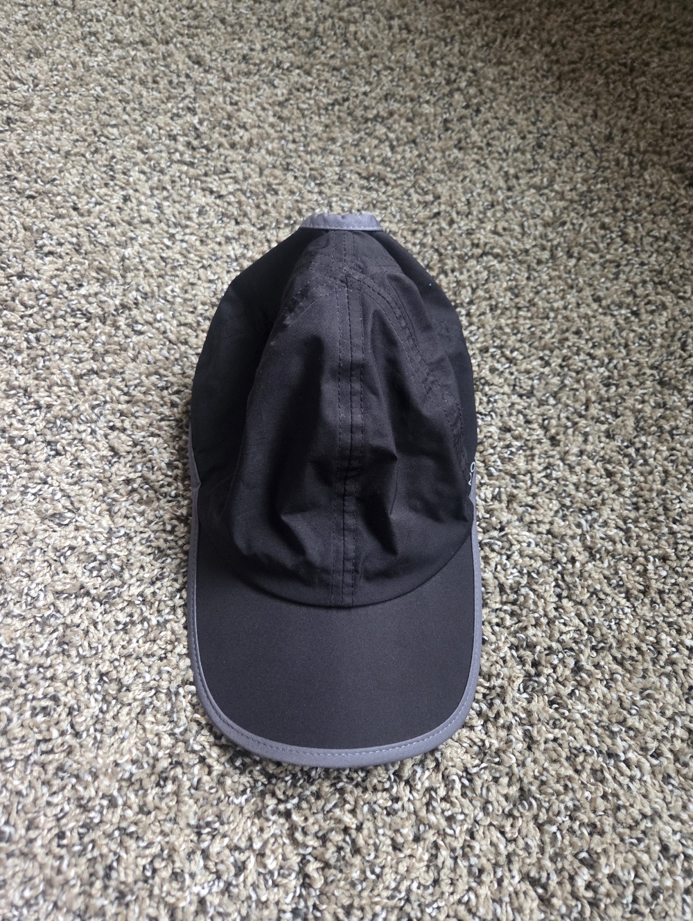 Ponyflo Womens Performance Ponytail Running Hat Black